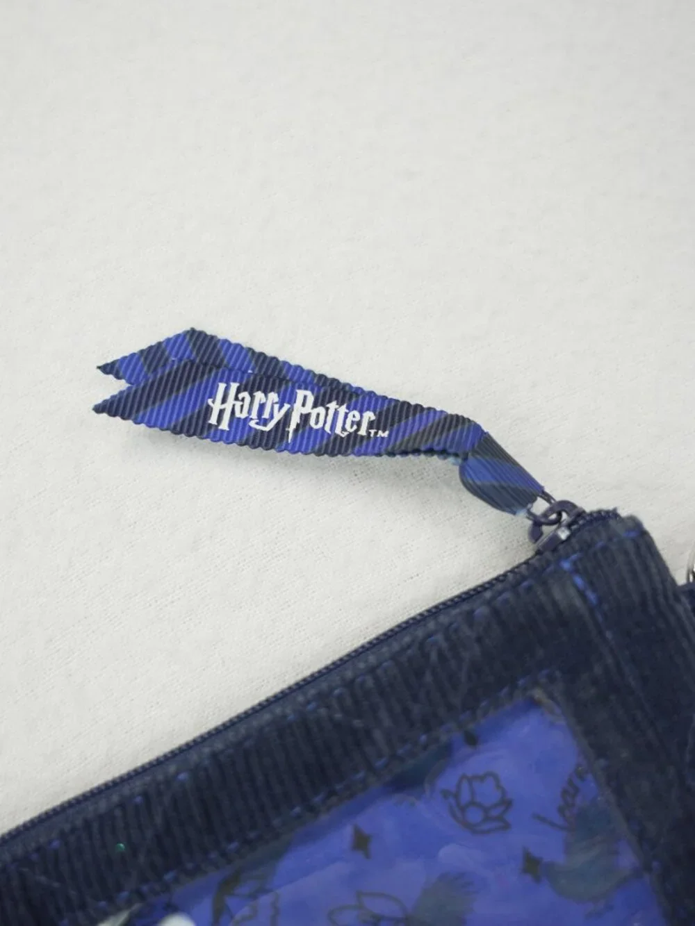 Vera Bradley Harry Potter Ravenclaw Corduroy ID Wallet Key‎ Ring Blue